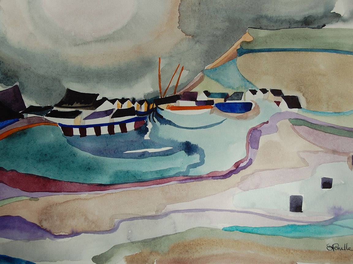 Odile Penelle Bretagne Aquarelle